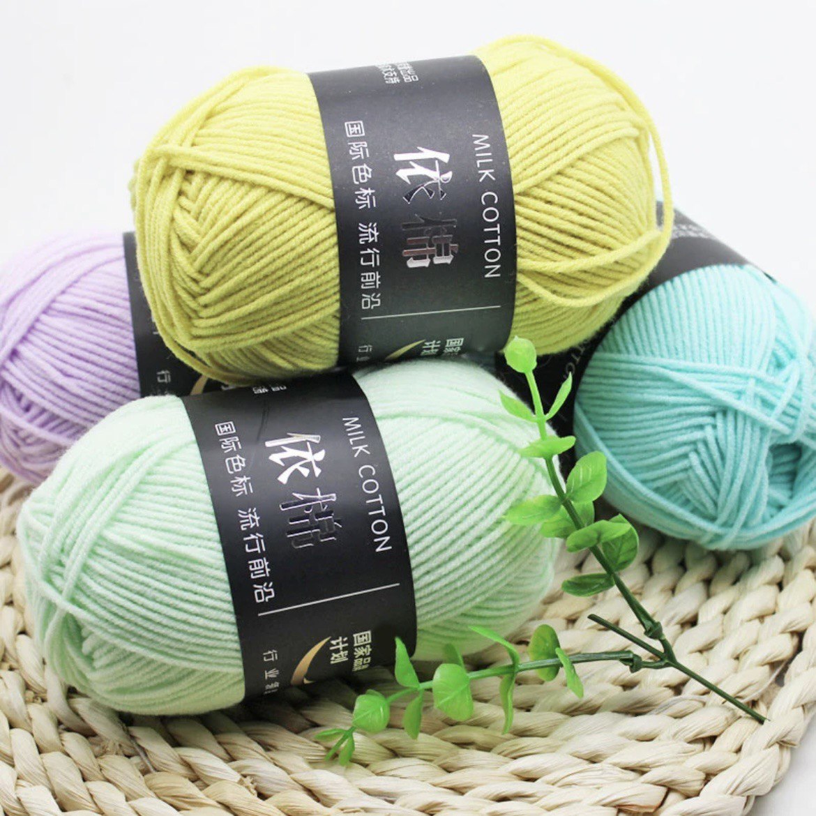 4-ply Milk Cotton Yarn