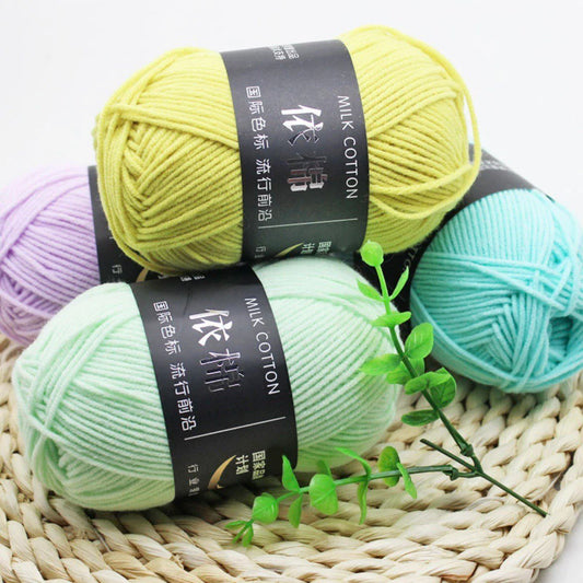 4-ply Milk Cotton Yarn