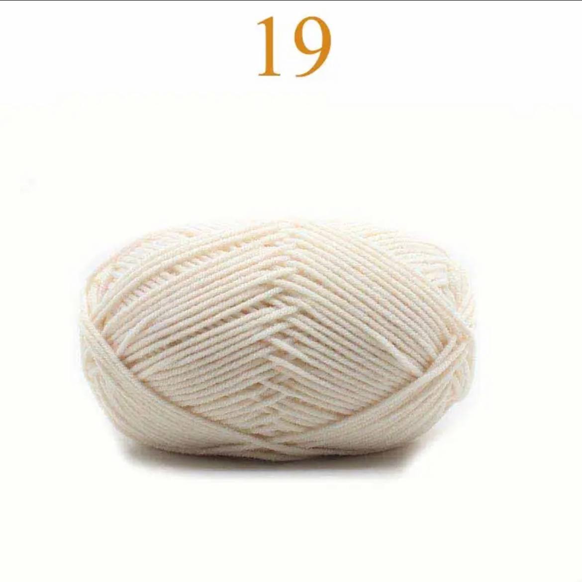 4-ply Milk Cotton Yarn