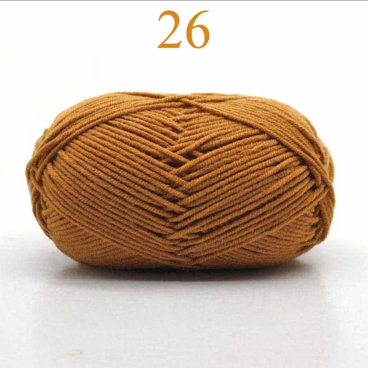 4-ply Milk Cotton Yarn
