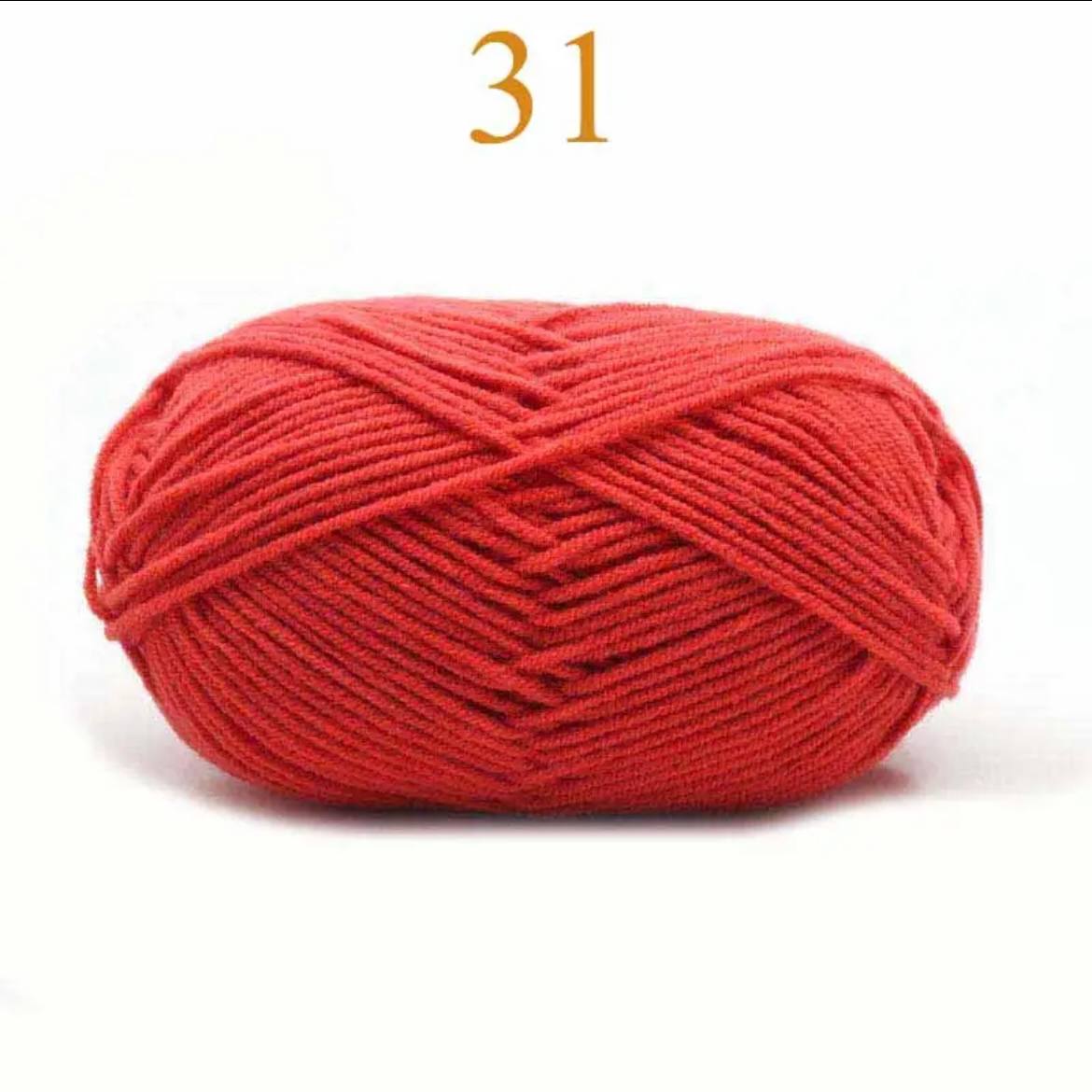 4-ply Milk Cotton Yarn