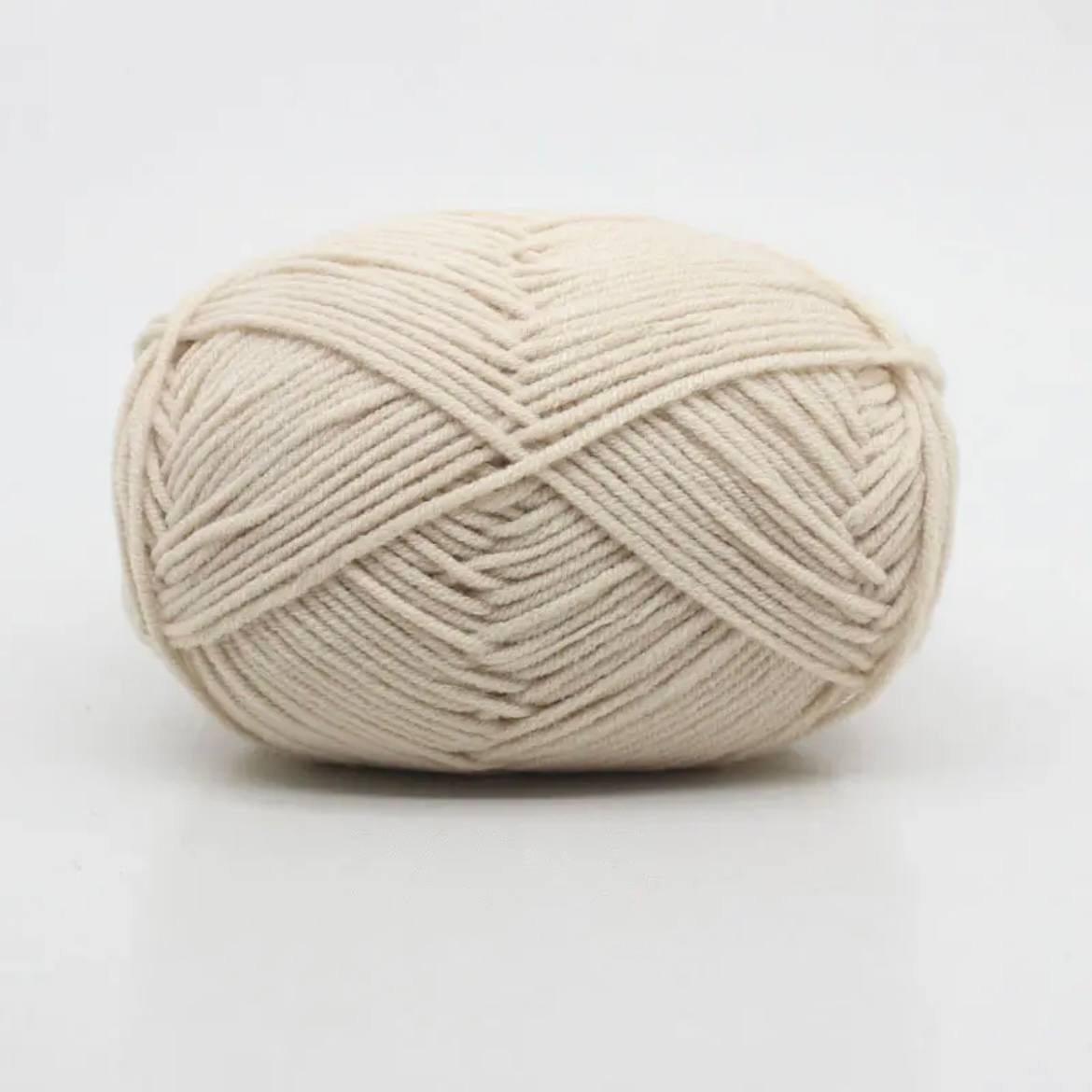 4-ply Milk Cotton Yarn