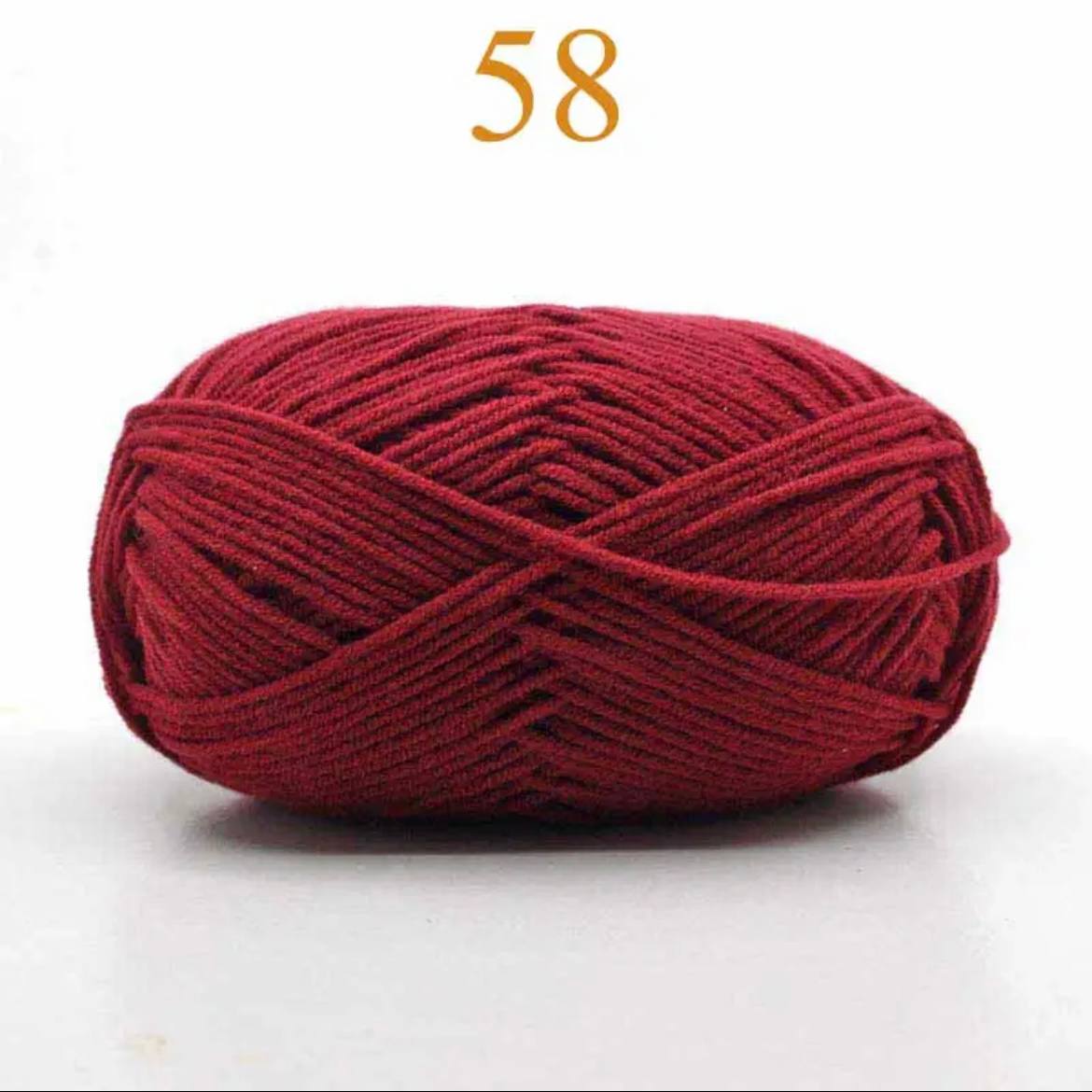 4-ply Milk Cotton Yarn